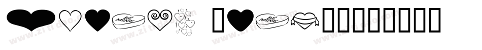 Hearts -BRK-1字体转换